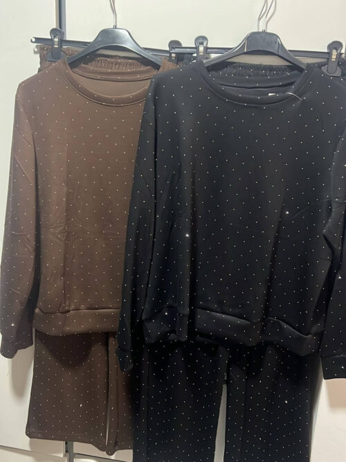 Chandal capa de aire con brillo